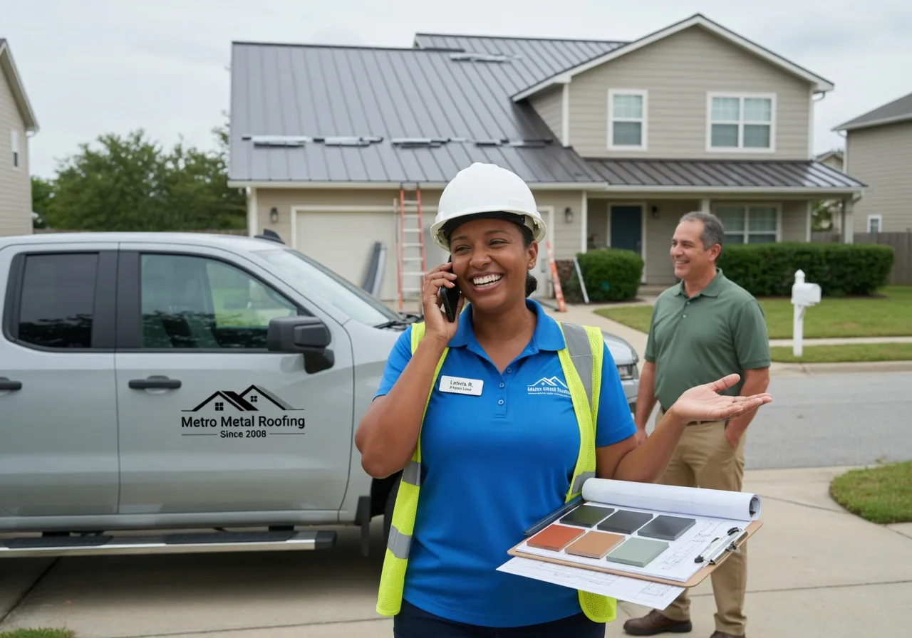 Storm Damage Metal Roof Repair in Southard, OK